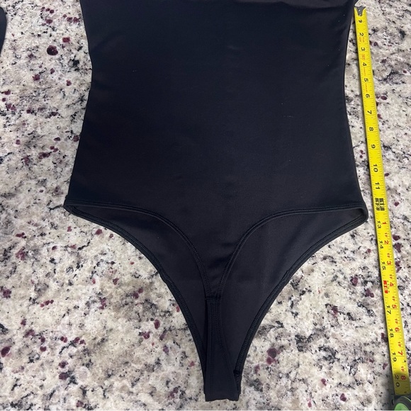 Abercrombie and Fitch, Soft A&F Collection, Black, Square Neck Bodysuit | W M - Picture 5 of 7